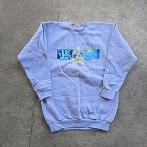 Vtg Y2k Nintendo Pokemon Mew two 2 Crewneck Sweatshirt Catch The Rarest M